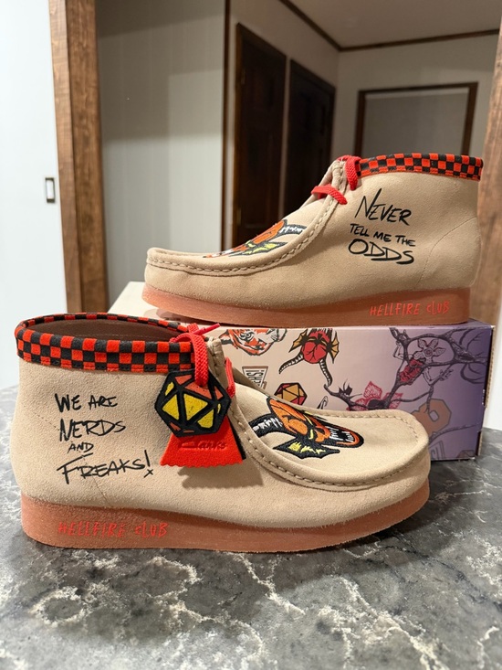 Clarks Other - Clarks Stranger Things x Wallabee Evo 'Hellfire Club'